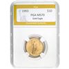 Image 1 : 1993 $10 Gold Eagle PGA MS70