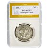 Image 1 : 1952 Washington-Carver 50C PGA MS65