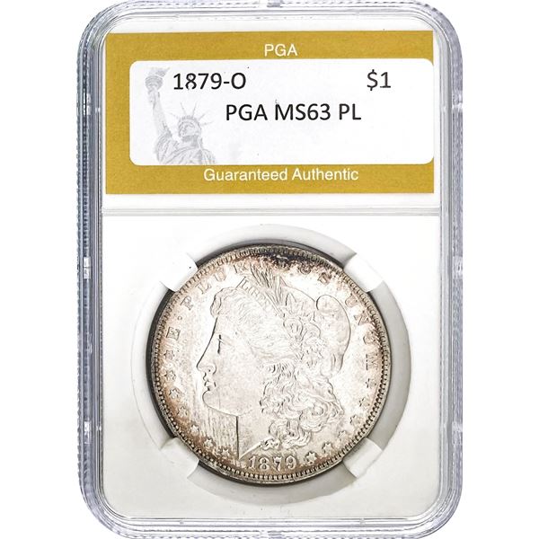 1879-O Morgan Dollar PGA MS63 PL