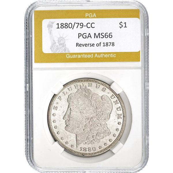 1880/79-CC Morgan Dollar PGA MS66