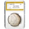 Image 1 : 1878 7TF Morgan Dollar PGA MS65