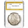 Image 1 : 1890 $1 Morgan Dollar PGA MS64 PL