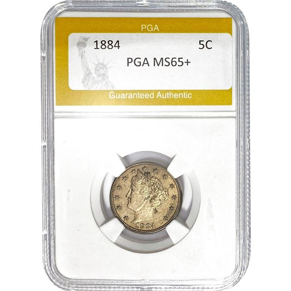 1884 Liberty Head Nickel PGA MS65+