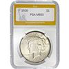 Image 1 : 1926 Peace Dollar PGA MS65