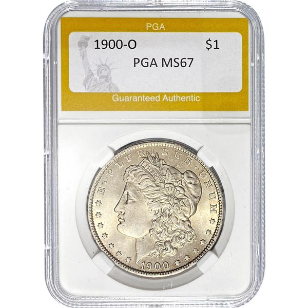 1900-O Morgan Silver Dollar PGA MS67