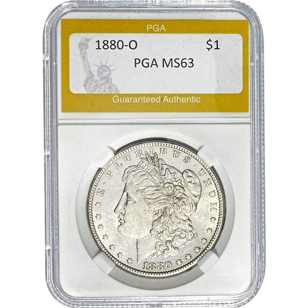 1880-O Morgan Dollar PGA MS63