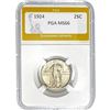 Image 1 : 1924 Standing Liberty Quarter PGA MS66