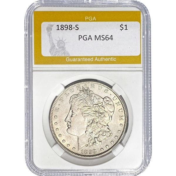 1898-S Morgan Dollar PGA MS64
