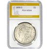 Image 1 : 1890-S Morgan Dollar PGA MS64