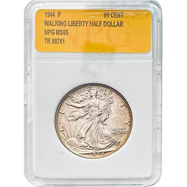 1944-P Walking Liberty Half Dollar NPG M