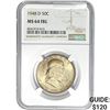 Image 1 : 1948-D Franklin Half Dollar NGC MS64 FBL