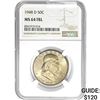 Image 1 : 1948-D Franklin Half Dollar NGC MS64 FBL