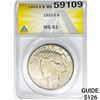 Image 1 : 1922-S Peace Dollar ANACS MS61