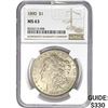 Image 1 : 1890 $1 Morgan Dollar NGC MS63