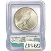 Image 2 : 1922 Peace Dollar ICG MS63