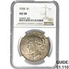Image 1 : 1928 Peace Dollar NGC AU58