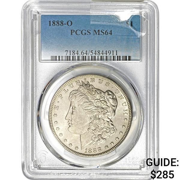 1888-O Morgan Silver Dollar PCGS MS64