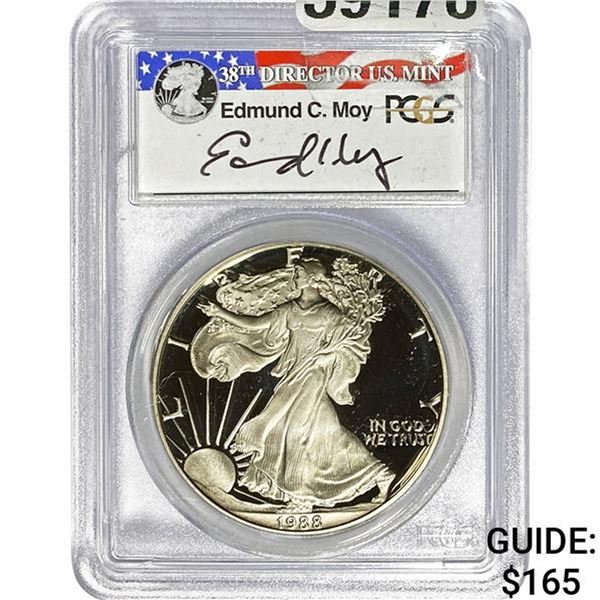 1988-S Silver Eagle PCGS PR69DCAM