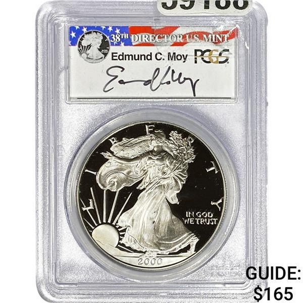 2000 $1 Silver Eagle PCGS PR69DCAM