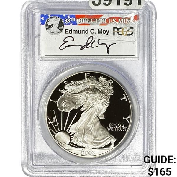 2003 $1 Silver Eagle PCGS PR69DCAM