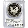 Image 2 : 2003 $1 Silver Eagle PCGS PR69DCAM