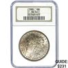 Image 1 : 1885 Morgan Silver Dollar MS64