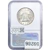 Image 2 : 1954 Franklin Half Dollar NGC MS64