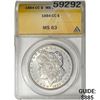 Image 1 : 1884-CC Morgan Dollar ANACS MS63