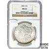 Image 1 : 1887 Morgan Silver Dollar NGC MS63
