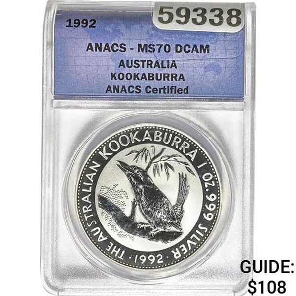 1992 Australia Kookaburra ANACS MS70