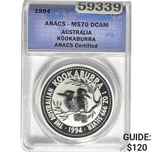 1994 Australia Kookaburra ANACS MS70