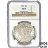 Image 1 : 1887 Morgan Silver Dollar NGC MS65