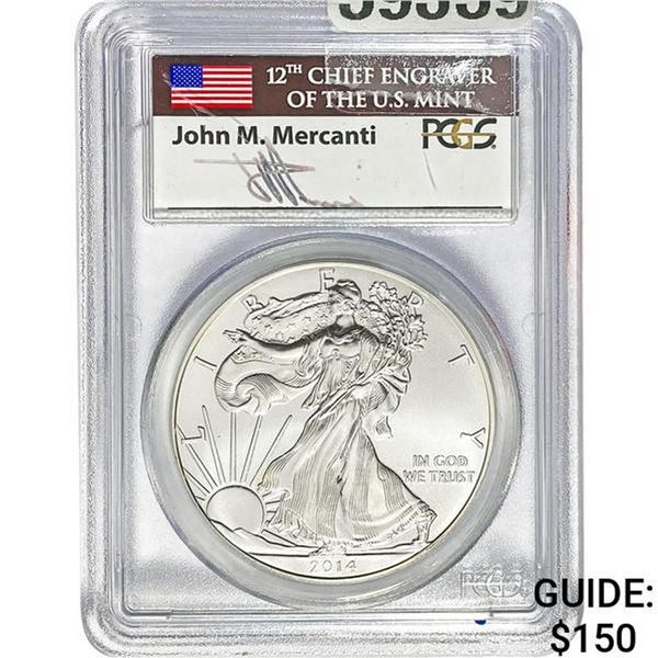 2014 American Silver Eagle PCGS MS70