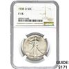 Image 1 : 1938-D Walking Liberty Half Dollar NGC F