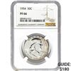 Image 1 : 1954 Franklin Half Dollar NGC PF66