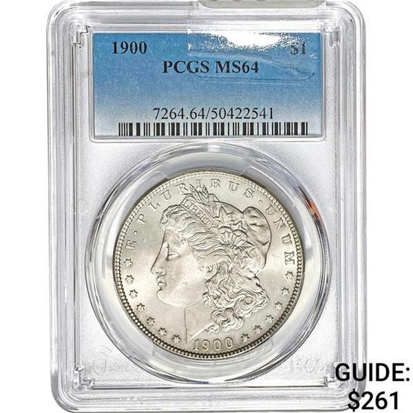 1900 Morgan Silver Dollar PCGS MS64