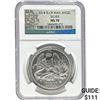 Image 1 : 2014 Isle of Man Angel Silver NGC MS70
