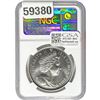 Image 2 : 2014 Isle of Man Angel Silver NGC MS70