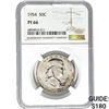 Image 1 : 1954 Franklin Half Dollar NGC PF66