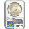 Image 2 : 1922 Peace Dollar NGC MS63