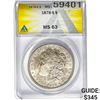 Image 1 : 1878-S Morgan Dollar ANACS MS63