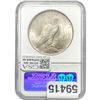 Image 2 : 1923 Peace Dollar ANACS MS64
