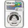 Image 2 : 2009 China S10Y Panda 30th Anniv. NGC MS