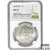 Image 1 : 1878 8TF Morgan Dollar NGC MS63