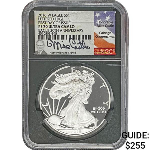2016-W Eagle $1 NGC PF70 Ultra Cameo