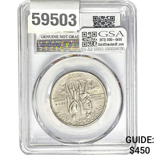 1937-S Boone Half Dollar PCGS Genuine