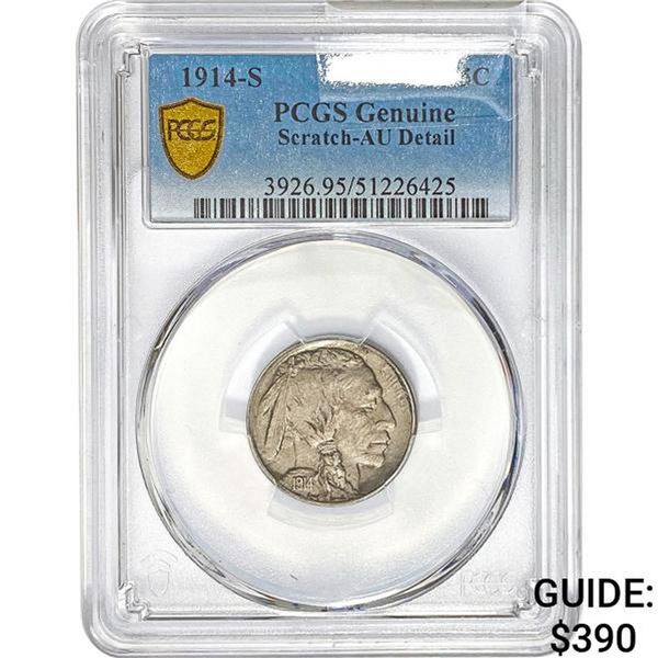 1914-S Buffalo Nickel PCGS Genuine