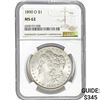 Image 1 : 1890-O Morgan Silver Dollar NGC MS62