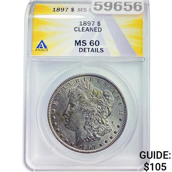 1897 Morgan Dollar ANACS MS60 Details