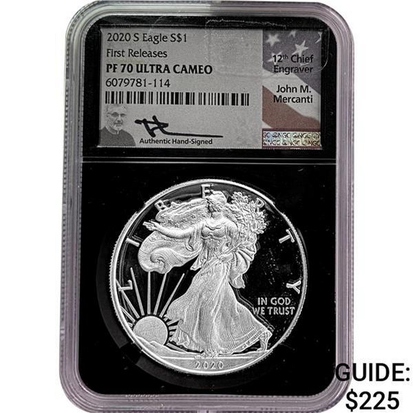 2020-S American Silver Eagle NGC PF70 UC